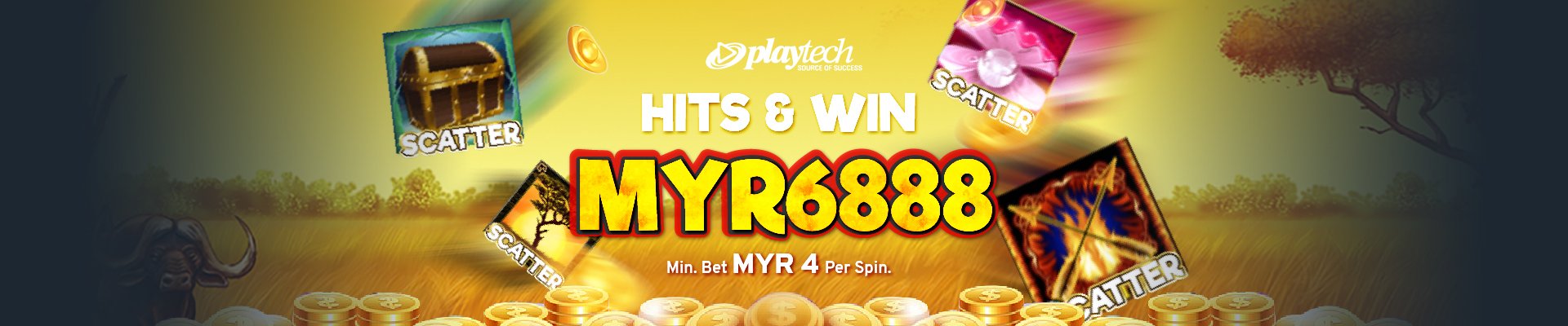 Hits & Win MYR6,888 Scatter Slots Malaysia 2021