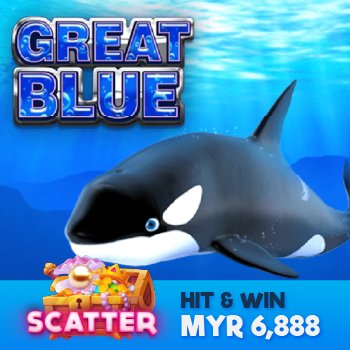 Wager on Great Blue Scatter11 Game Online